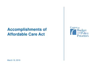 Impact of Affordable Care Act on Healthcare Coverage and Access