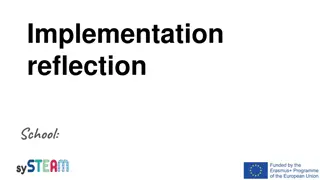 Implementation Reflection for School Improvement