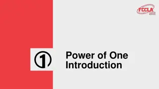 Unlock Your Potential with Power of One Program