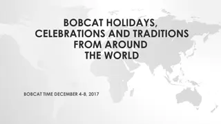 Celebrating Holidays and Traditions from Around the World