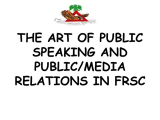 Mastering the Art of Public Speaking and Public Relations in FRSC