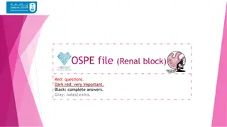 Histology of the Renal System for OSPE Exam Preparation