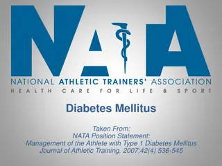 Diabetes Mellitus Type 1 Management Guidelines for Athletes