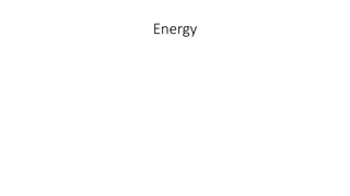 Energy - Forms, Calculations, and Applications