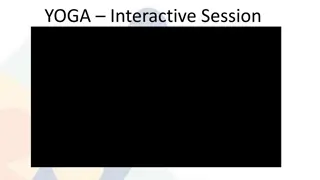 Yoga Interactive Session Learning Objectives and Practices