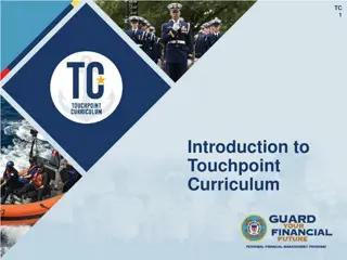 Touchpoint Curriculum Overview and Financial Readiness Training