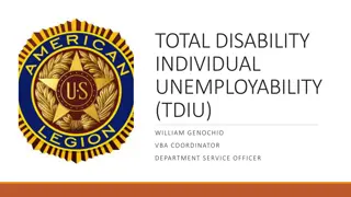 Understanding Total Disability Individual Unemployability (TDIU) for Veterans