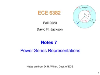 Geometric Series: Power Series Representations & Convergence