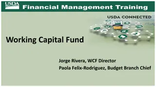 Understanding the Working Capital Fund: Governance, Services, and Structure