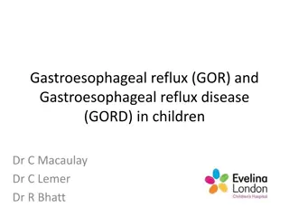 Understanding Gastroesophageal Reflux in Children and Infants