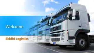 Siddhi Logistics - Unified Cold Chain & Logistic Solutions Provider