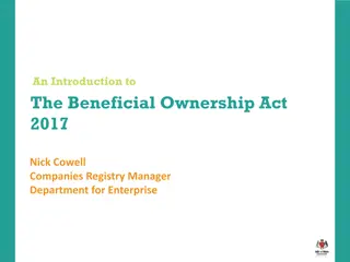 The Isle of Man Beneficial Ownership Act 2017