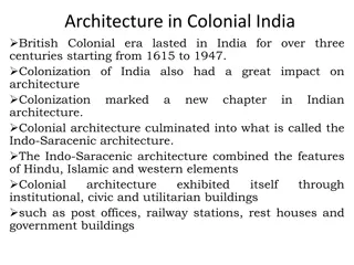 Evolution of Colonial Architecture in British India