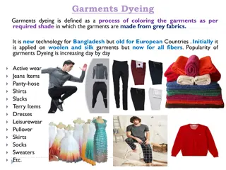 Overview of Garments Dyeing Process and Advantages