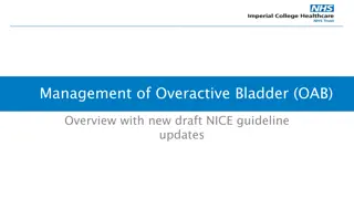 Management of Overactive Bladder (OAB) - Overview and Guidelines Update