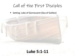 Lessons in Discipleship: The Call of the First Disciples in Luke 5