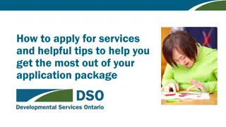 How to Apply for Services and Maximize Your Application Package