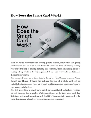 How Does the Smart Card Work?