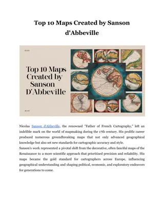 Top 10 Maps Created by Sanson d'Abbeville