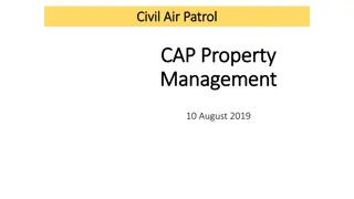 Civil Air Patrol Property Management Overview