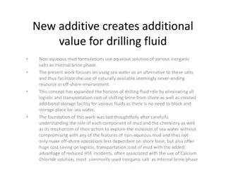 Innovative Use of Sea Water in Drilling Fluid Development