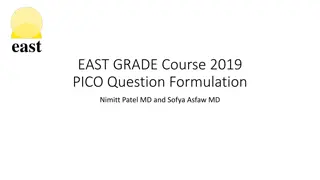 PICO Question Formulation in Health Care: A Practical Guide