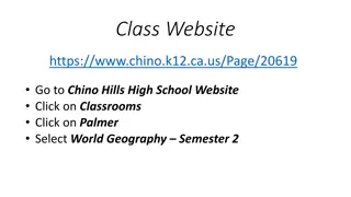 Discovering World Geography at Chino Hills High School