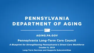 Blueprint for Strengthening Pennsylvania's Direct Care Workforce