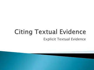 Mastering Explicit Textual Evidence in Reading Comprehension