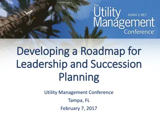 Developing a Roadmap for Leadership and Succession Planning in Utility Management Conference