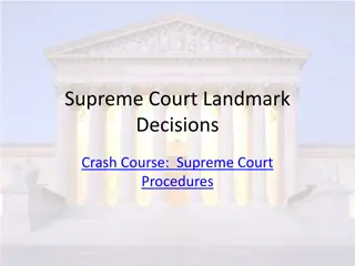 Landmark Supreme Court Cases: Marbury v. Madison & McCulloch v. Maryland