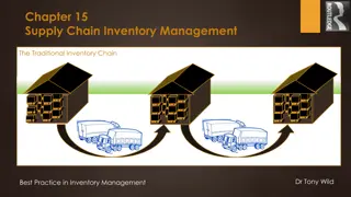 Dr. Tony Wild's Best Practices in Inventory Management