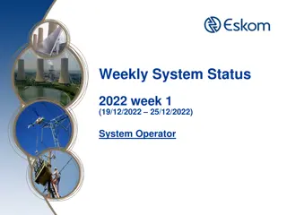 Weekly System Status 2022 - Week 1 (19/12/2022 - 25/12/2022) Analysis