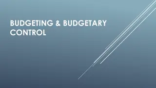 Budgeting and Budgetary Control