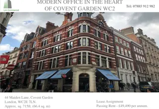 Modern Office in Covent Garden with Stunning Views | Maiden Lane, WC2E