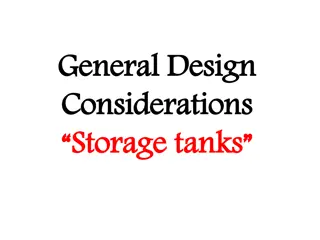 Design Considerations for Storage Tanks