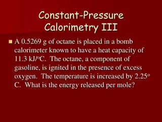 Calorimetry and Enthalpy Changes in Chemistry