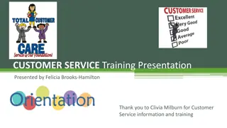 Comprehensive Customer Service Training Guide for Project C.A.R.E.S.