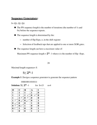 Sequence Generators in Digital Circuits