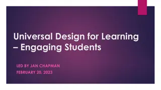 Understanding Universal Design for Learning in Higher Education