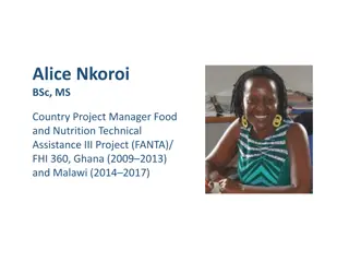 Enhancing Pre-Service Nutrition Education for Nurses and Midwives in Ghana and Malawi