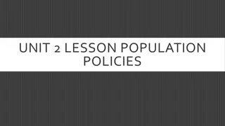 Population Policies and Their Impact on Growth Theories