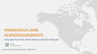 Indigenous Land Acknowledgments