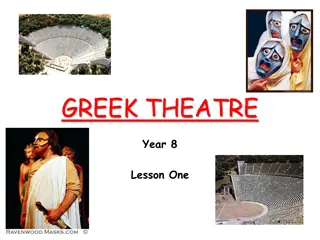 Exploring Greek Theatre: Unison and Chorus Activity