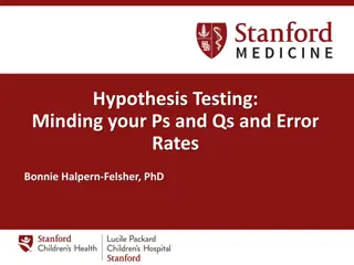 Hypothesis Testing in Statistics