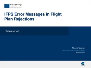 Improving Error Messaging in IFPS for Flight Plan Rejections