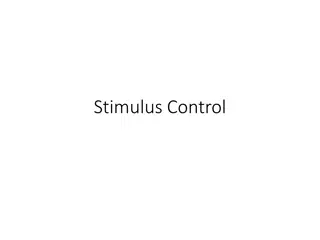 Understanding Stimulus Control in Behavior