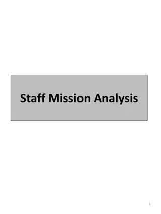 Staff Mission and Intelligence Analysis Overview