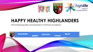 Promoting Equality & Diversity at Fortrose Academy: Happy, Healthy Highlanders