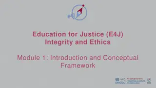 Ethics and Integrity Module Overview